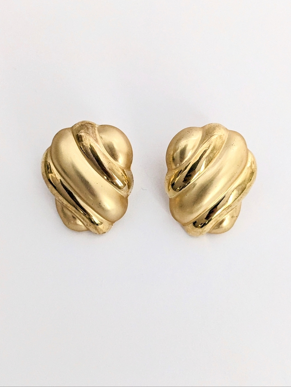 Gold-Toned Shell Earrings